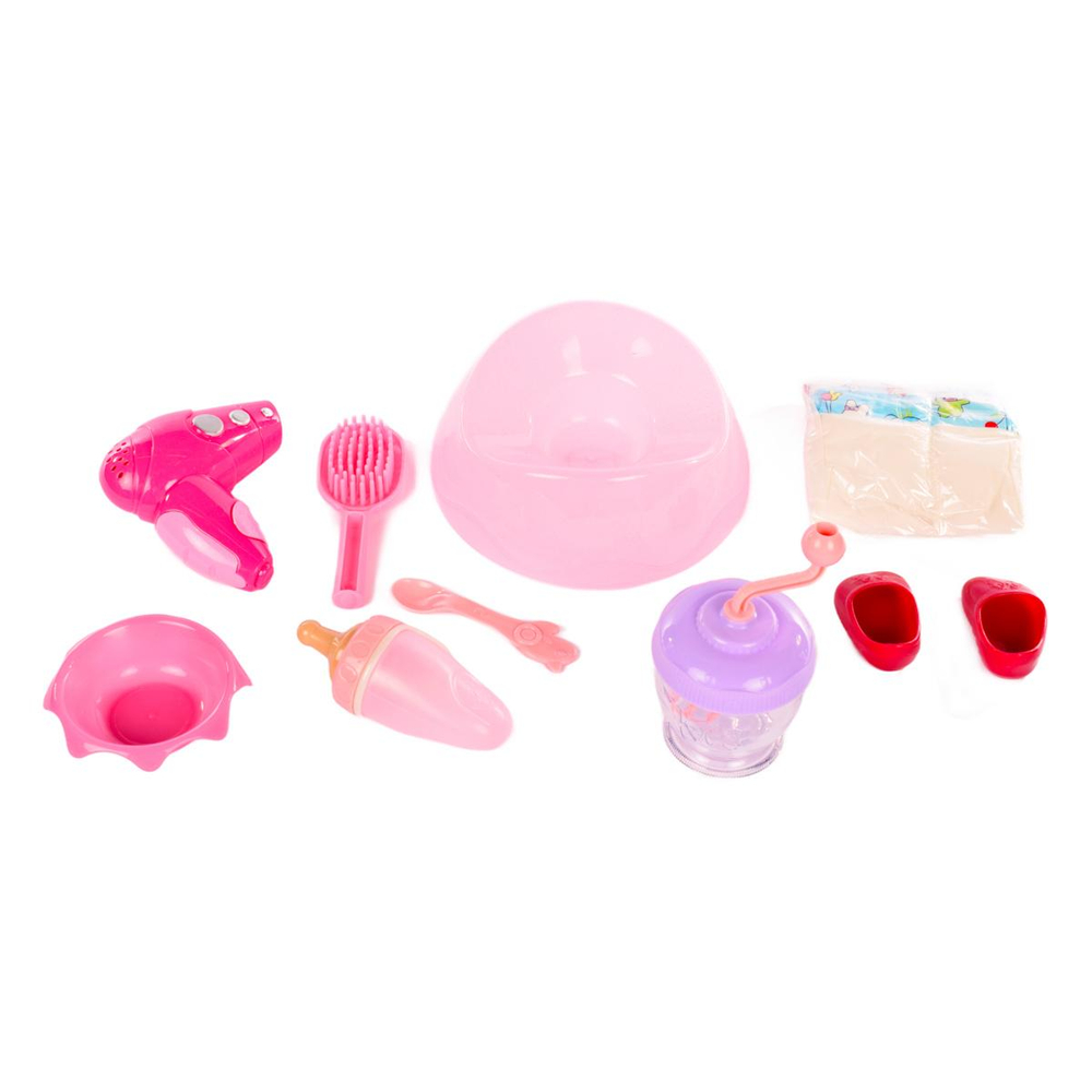 Пупс функциональный с аксессуарами 33см, коробка W321001-13