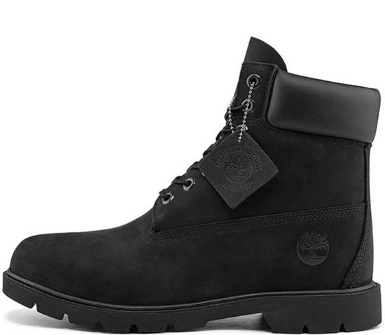Ботинки Timberland 6 Inch Black с мехом