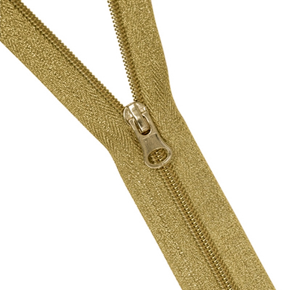 Молния витая, двухзамковая YKK Тип 5 70 см, цв.сырая охра
