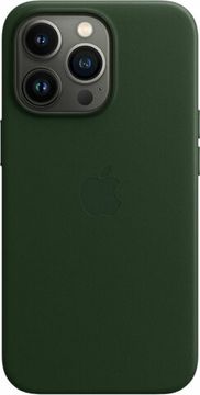 Чехол Apple MagSafe для iPhone 13 Pro, кожа, «зелёная секвойя»