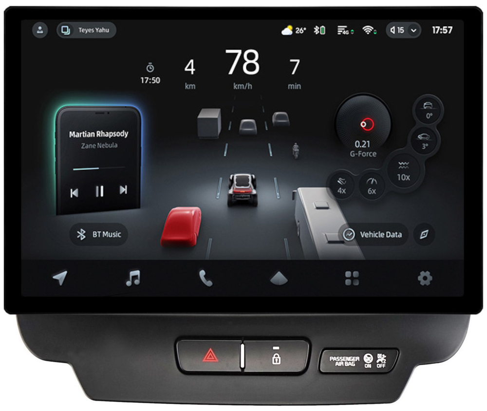 Магнитола для KIA Ceed 3 2018-2020 - Teyes CC4-PRO монитор 13" 2K QLED на Android 13, Snapdragon 778G, 8+128, AI, CarPlay, DSP, 4G SIM-слот