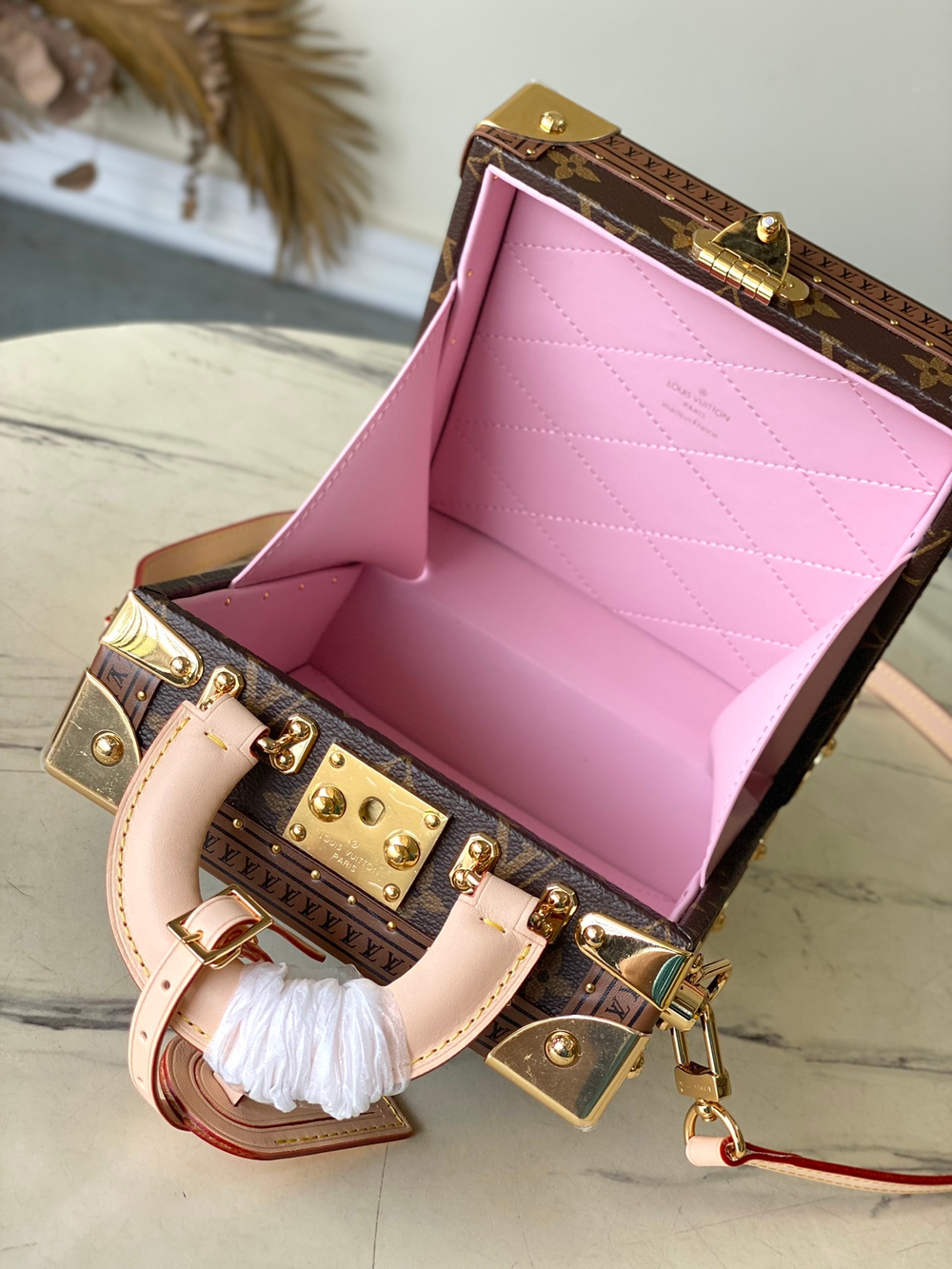 Louis Vuitton Mini Square Trunk Leopard