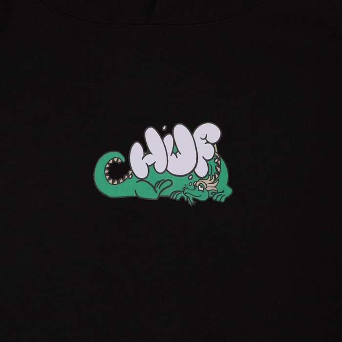 Толстовка мужская HUF Magic Dragon Hoodie артикул:PF00462-BLACK - купить в магазине Дайс