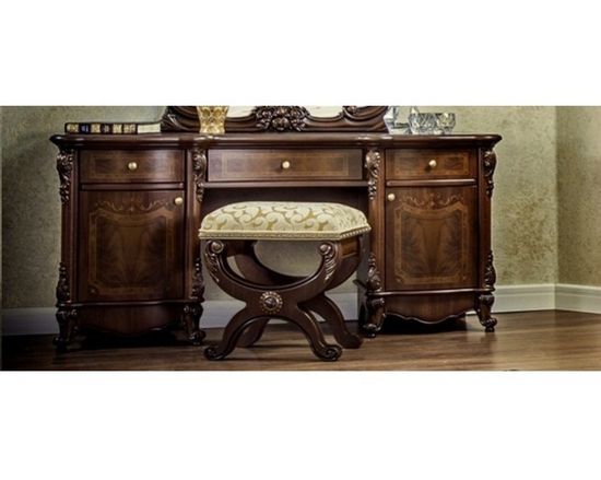 Стол туалетный  ИЛОНА с пуфом караваджо