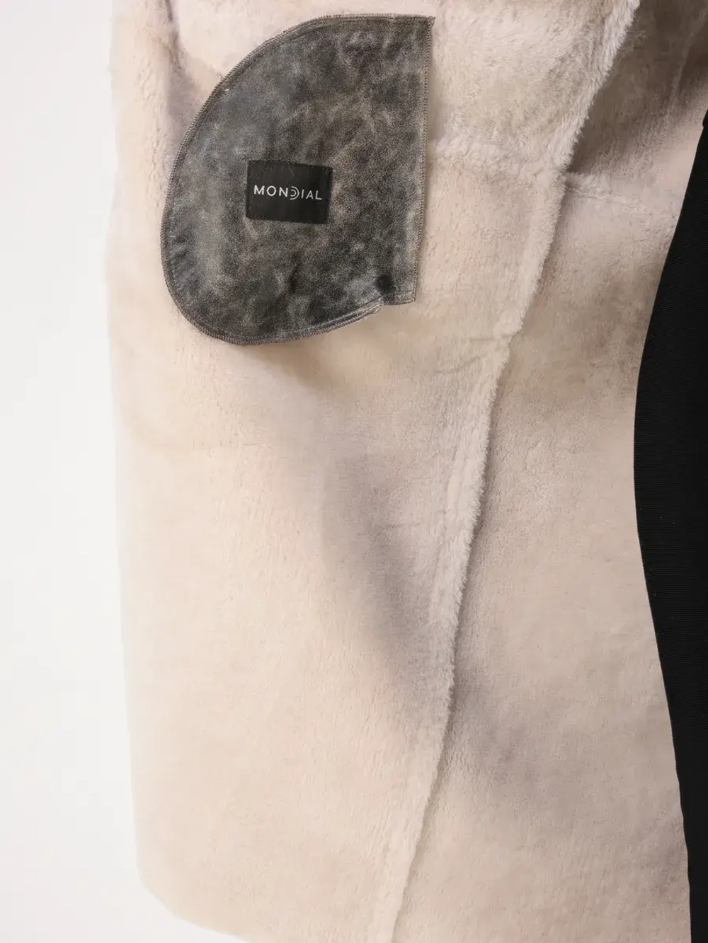 Дубленка зимняя натуральная длинная оверсайз