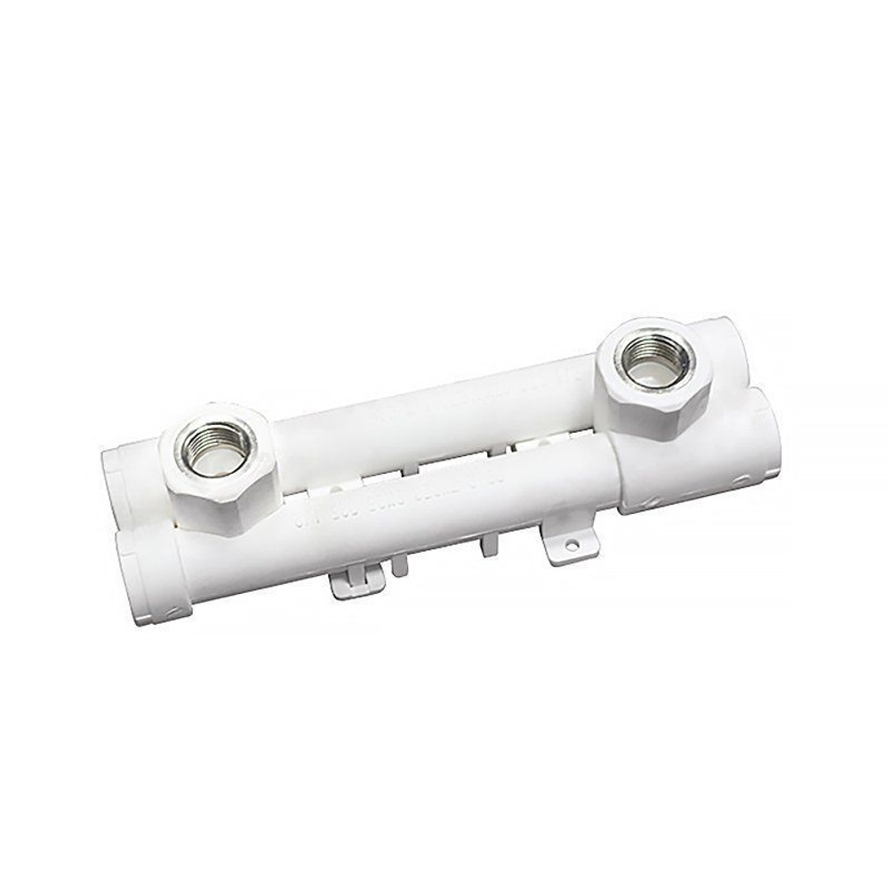 Планка для смесителя проходная ВР Ø 20*1/2 PPR (белый)