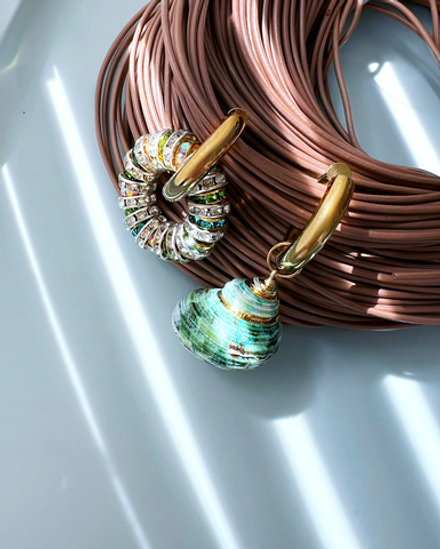 Подвеска Ракушка Green