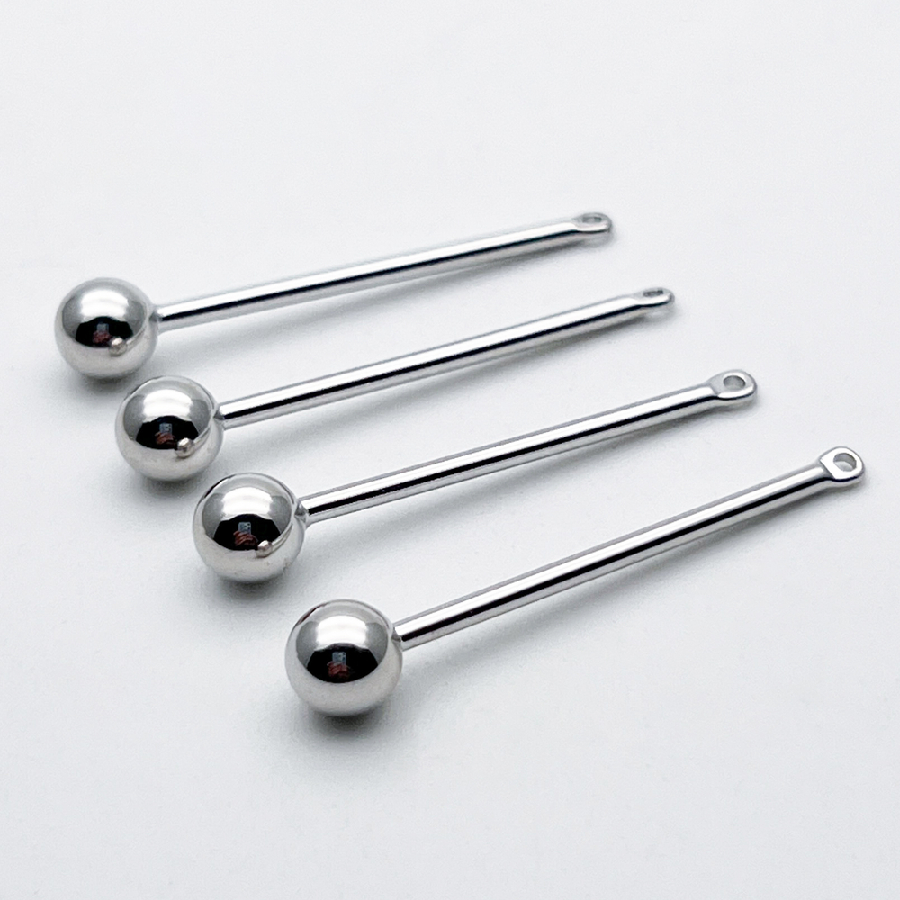 Подвеска Палочка, цвет серебро (родий), размер 33*6 мм, цена за 1 шт