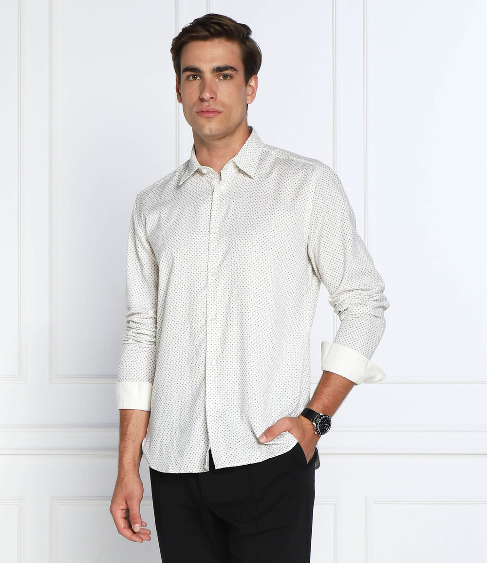 рубашка liam_53f BOSS BLACK - белый(50477829)