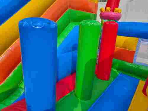 Коммерческий надувной батут «Циркачи» мульти, размер 6*5*4 м