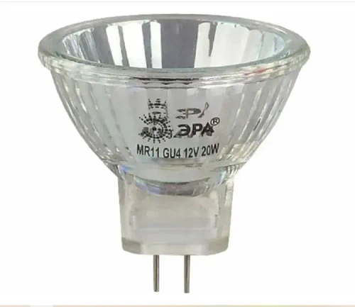 Галогенная лампочка, 4 штуки, GU4 20 Вт,12В, 3000K теплый белый свет, софит