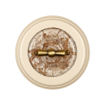 Рамка 1 постовая, керамика, цвет песочное золото BF2-610-04