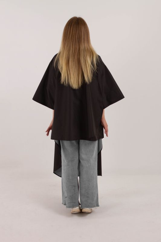 Парикмахерский пеньюар с рукавами (водонепроницаемый)