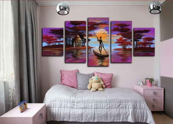 Модульная картина"Масляная живопись"