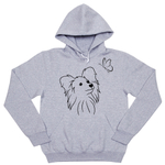 Толстовка "Папильон и бабочка"