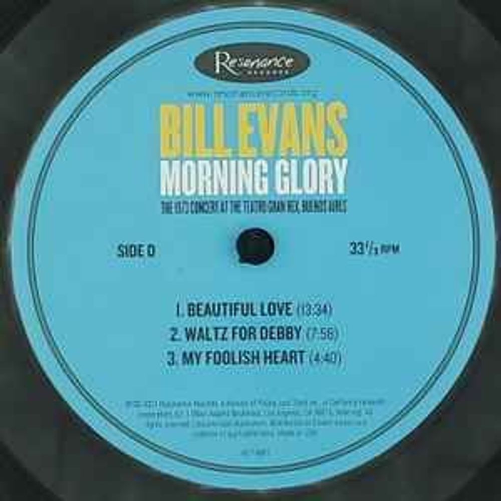 Bill Evans - Morning Glory: The 1973 Concert At The Teatro Gran Rex, Buenos Aires виниловая пластинка