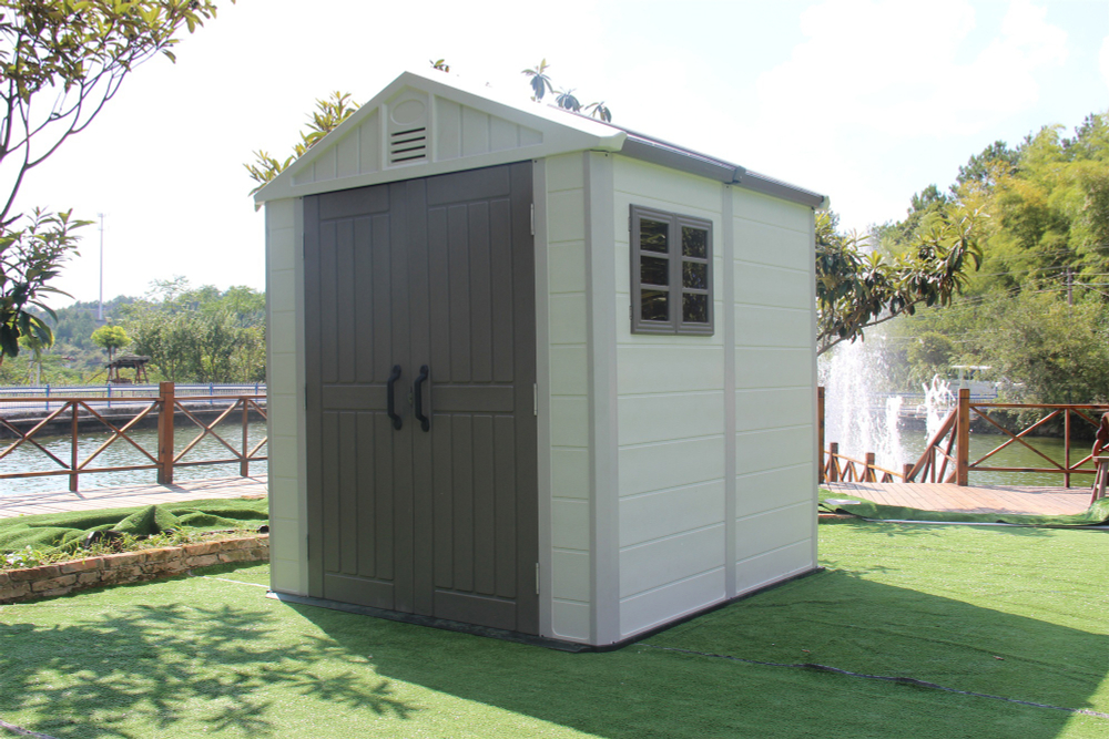 Садовый пластиковый сарай HouzBlock Comfort-2 (2.2x2.2 м)