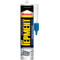 Герметик Момент 1998756 Гермент силиконовый санитарный прозрачный 280 мл.