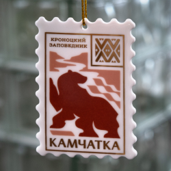 Набор из 3 елочных игрушек «Заповедные места» в подарочной коробке