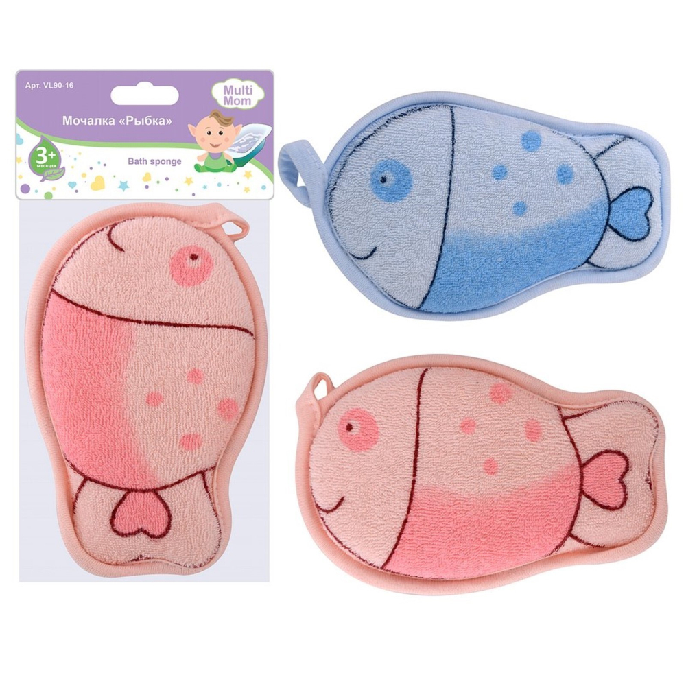 7483412 Мочалка «Рыбка», МИКС