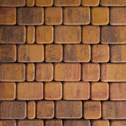 ТРОТУАРНЫЕ ПЛИТЫ КЛАССИКО - Б.1.КО.6 ЛИСТОПАД ГЛАДКИЙ ОСЕНЬ, КОМПЛЕКТ ИЗ 3 ВИДОВ ПЛИТ