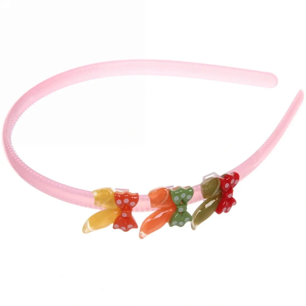 Ободок для волос детский на блистере «MiMi Boom - Ушки», микс 6 цветов, 0,5см