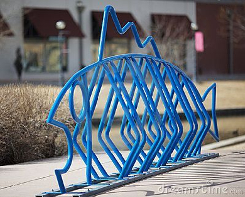 Велопарковка декоративная Окунь