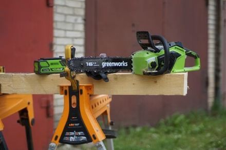 Пила цепная аккумуляторная GREENWORKS GD40CS18 40V, бесщеточная, без АКБ и ЗУ 2005807