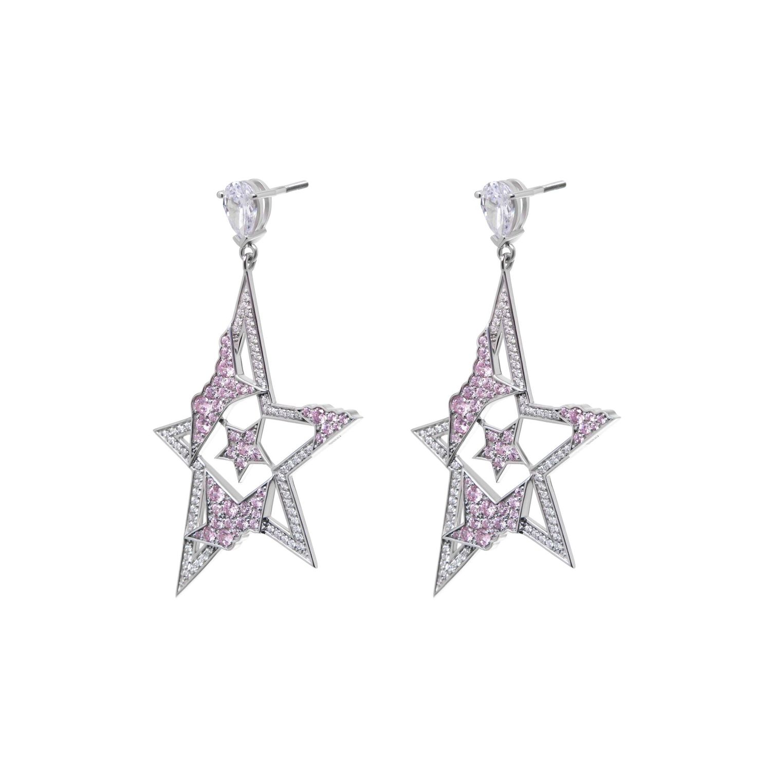 Серьги Pinky Rock Star Earring