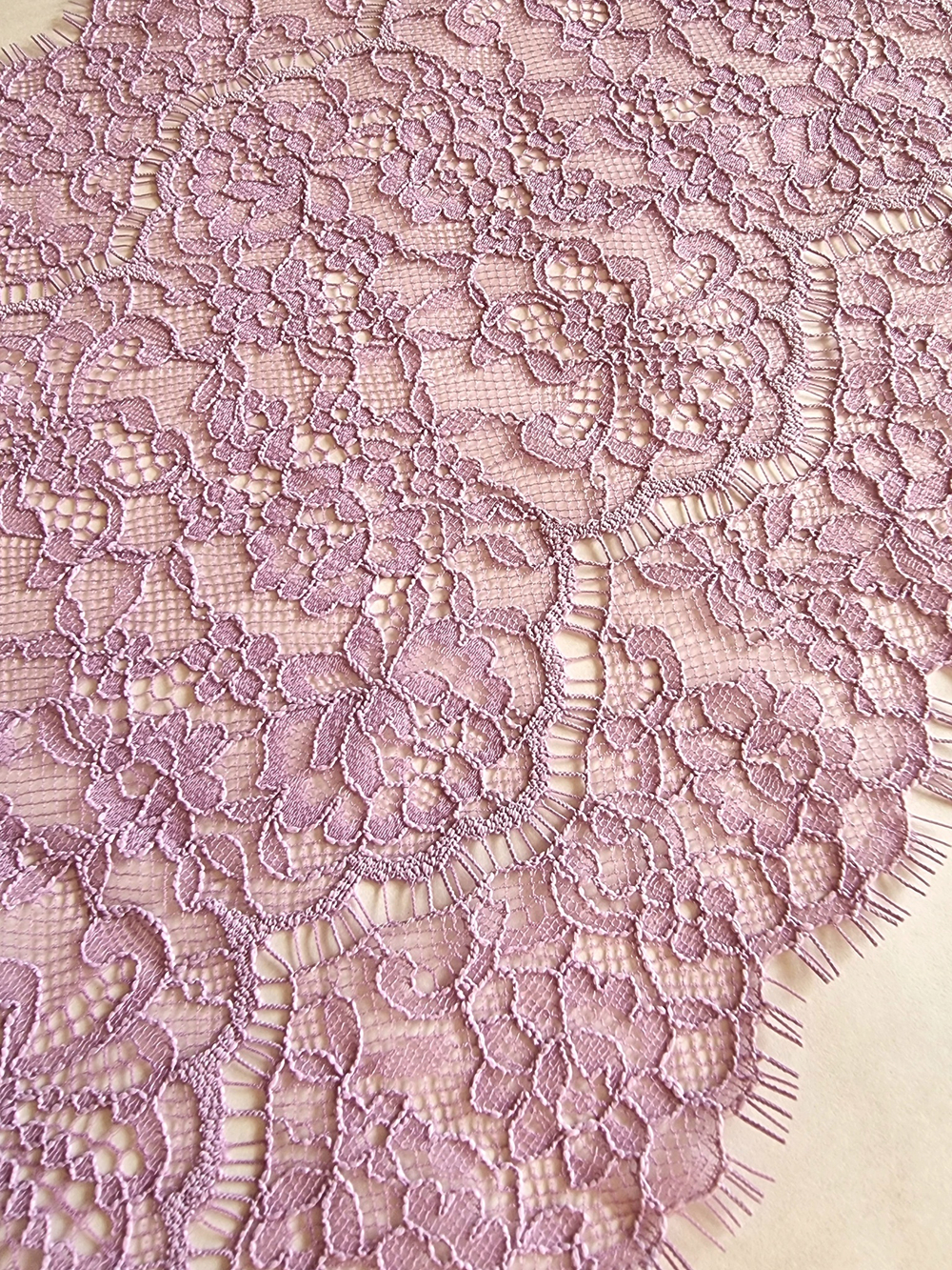 Кружево шантильи орхидея К597