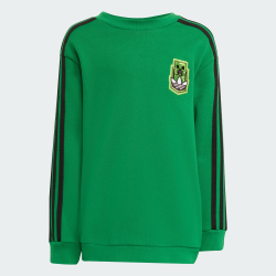 Adidas Комплект из свитшота и штанов Originals x Minecraft, зеленый