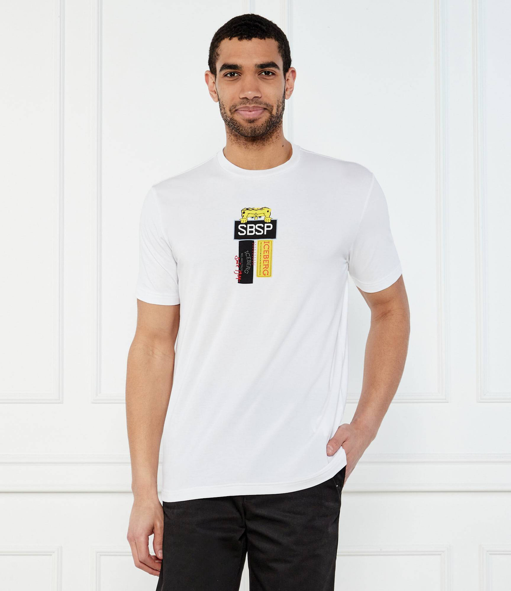 Футболка Iceberg x Spongebob Iceberg - белый(252 I1P F012 6318)