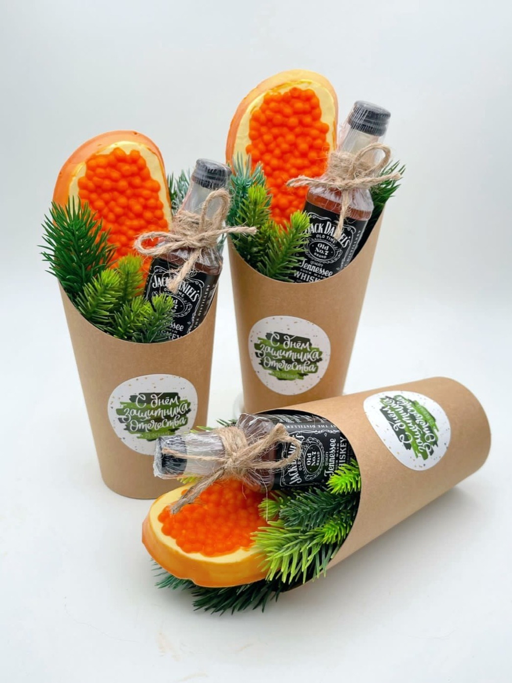 МИНИ-букет "Джек-крафт" Рэд