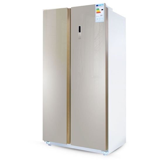 Холодильник Ginzzu NFK-580 Gold glass