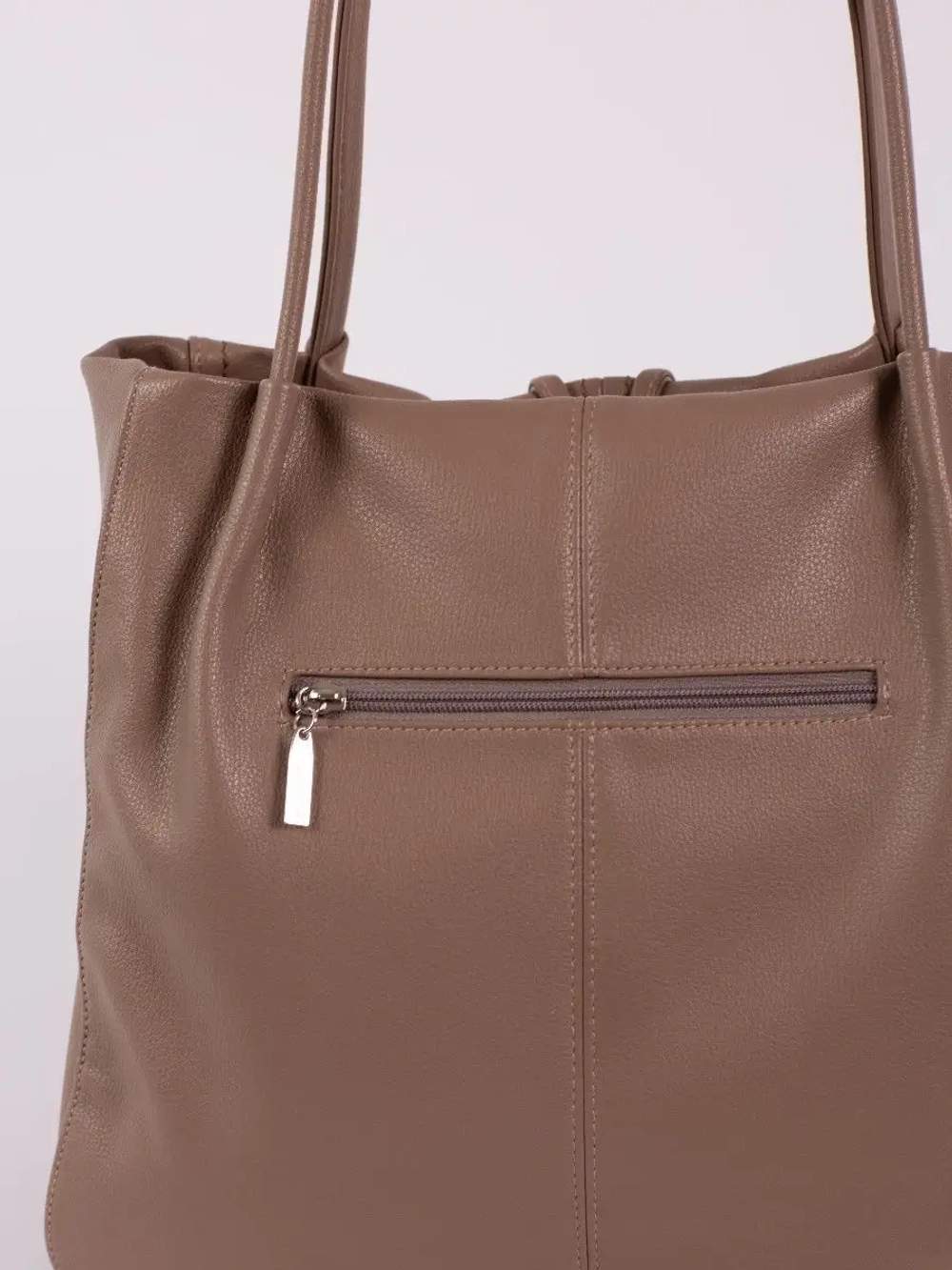 Сумка большая через плечо шоппер мешок