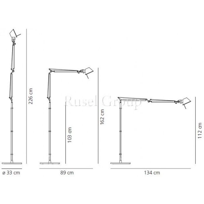 Напольный светильник Artemide TOLOMEO TERRA