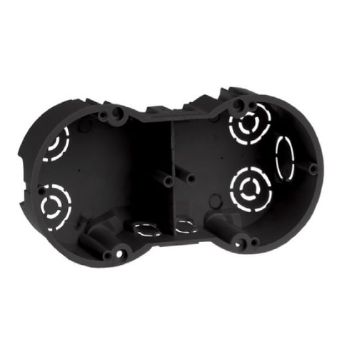 Коробка установочная СП 141х70х45мм 2-х местная саморезы SQ1402-1017