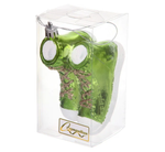 Елочная игрушка "Стильные кеды" 6*9*5,5 см, Салатовый (Серпантин)