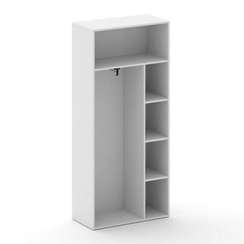 Fresco Гардероб широкий левый FRU.GB-201 (L) Белый Бриллиант UM 896*460*2000