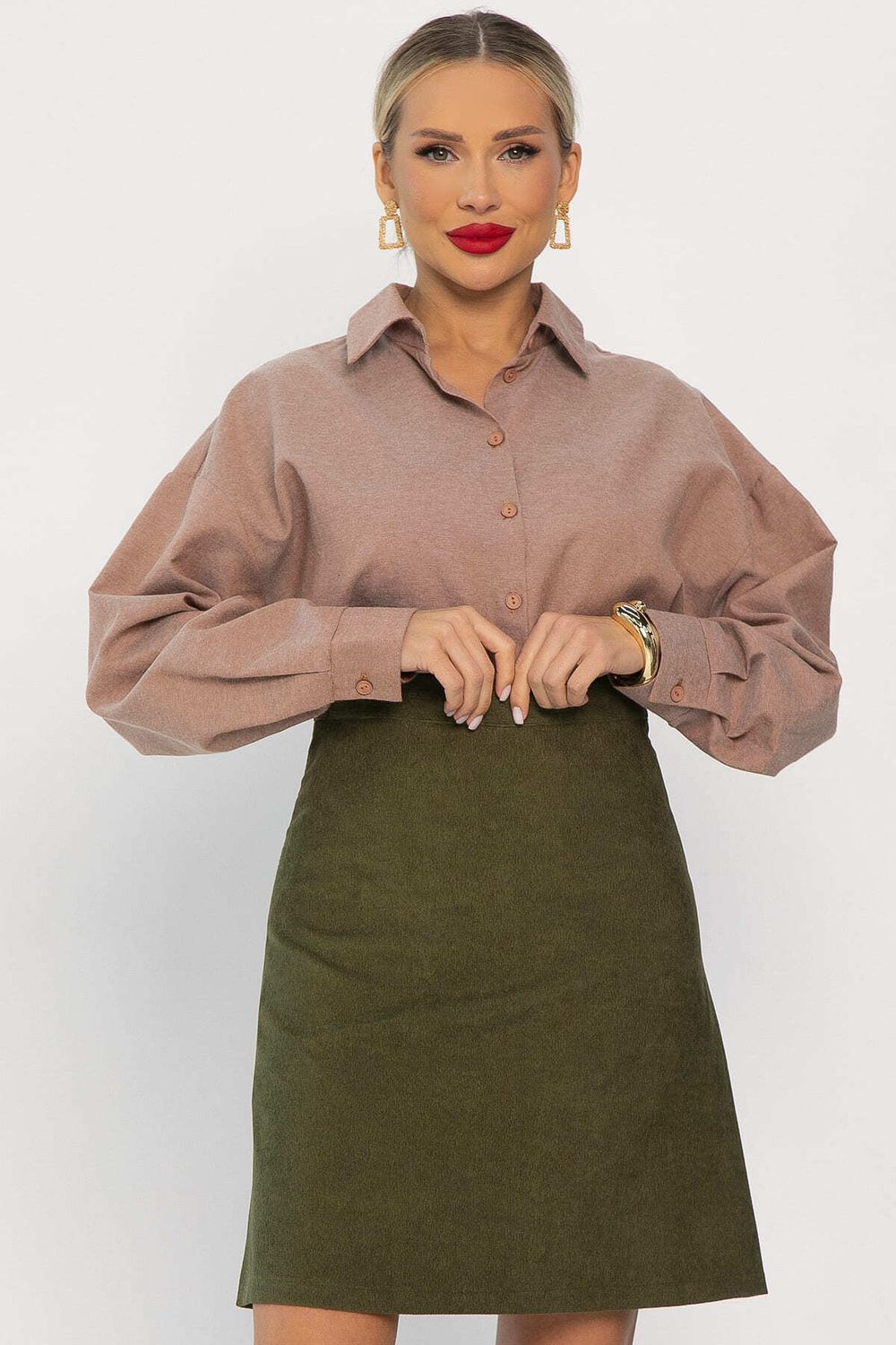 Юбка Перси (хаки) Ю14184-10М LT Collection