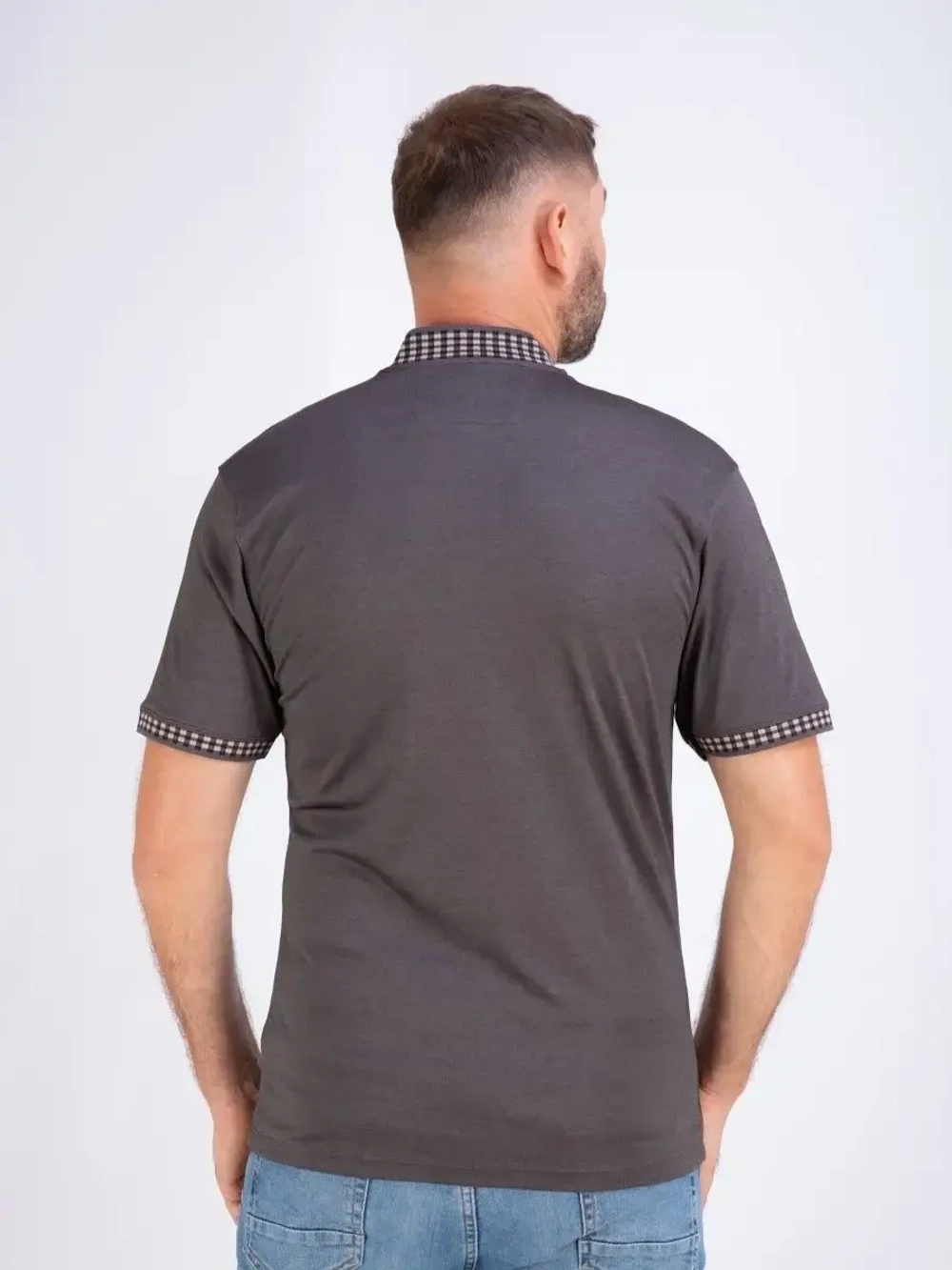 Футболка мужская однотонная базовая