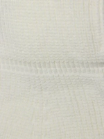 Капор женский вязаный молочный