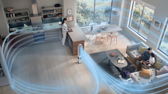 Очиститель воздуха Dyson Cool Air Purifier TP10, серебристый