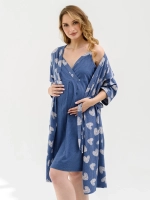 Комплект женский "Дела сердечные" для беременных