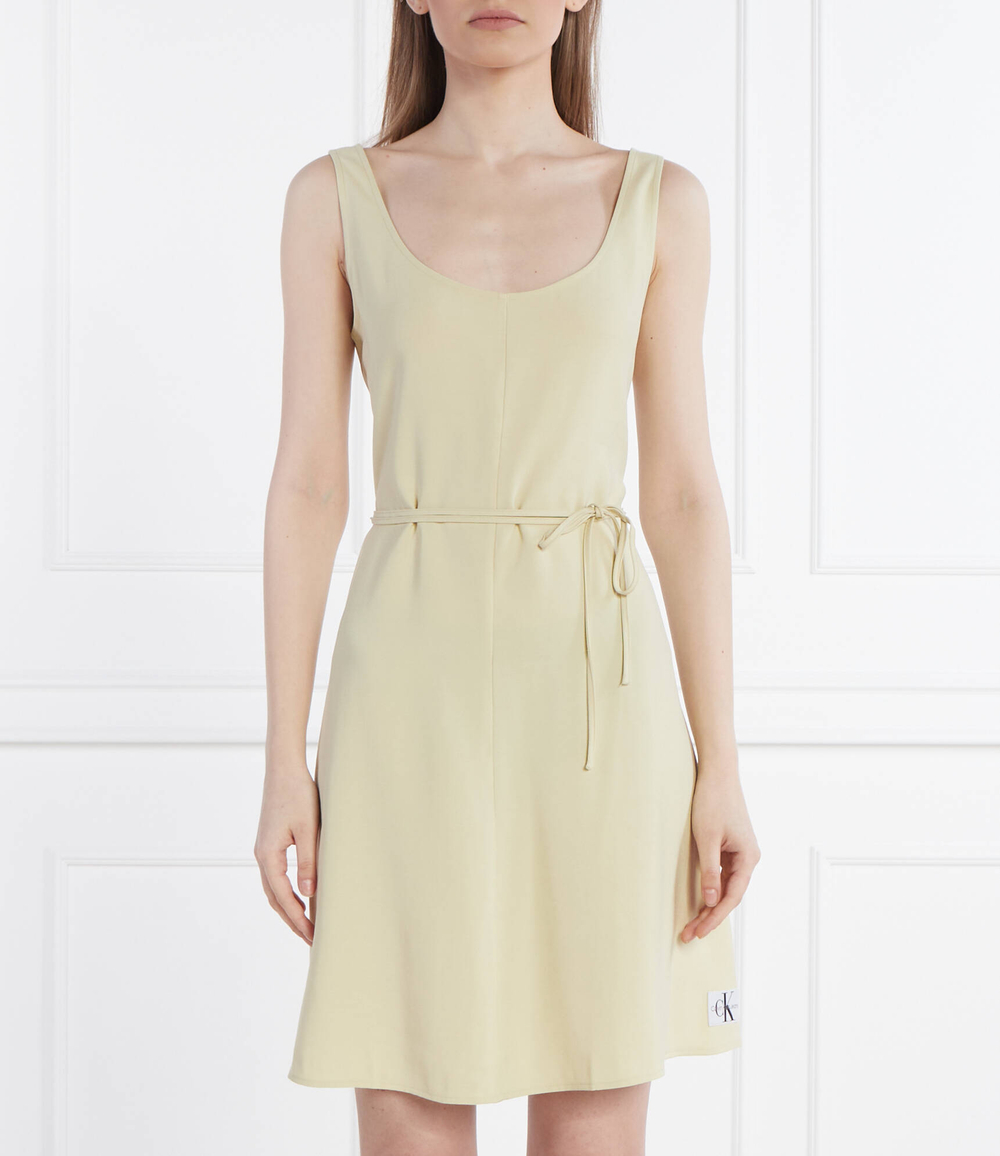 Платье с ремешком CALVIN KLEIN JEANS - песочный(J20J223320)