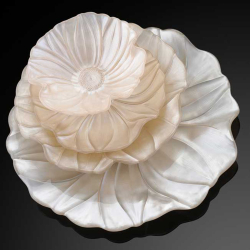 Тарелка обеденная 28см IVV Magnolia слоновая кость Италия фото