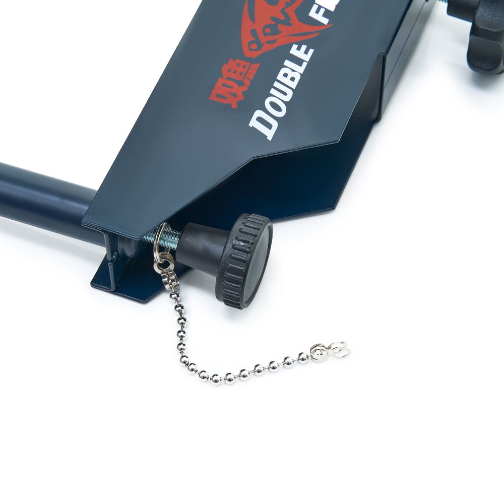Сетка для наст. тенниса DOUBLE FISH XW-924C, в компл. с мет. стойками, измерит. высоты, темно-синий