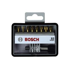 Набор бит Bosch 25мм TIN Robust Line + держатель 8шт (575)