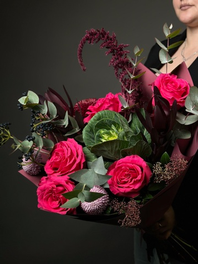 Сборный букет «Флористический арт»