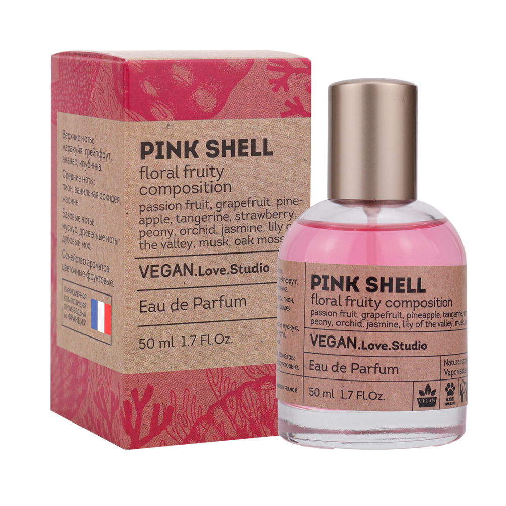 Вода парфюмерная Vegan Love Studio Pink Shell (Веган Лав Студио Пинк Шелл) - 50ml for women